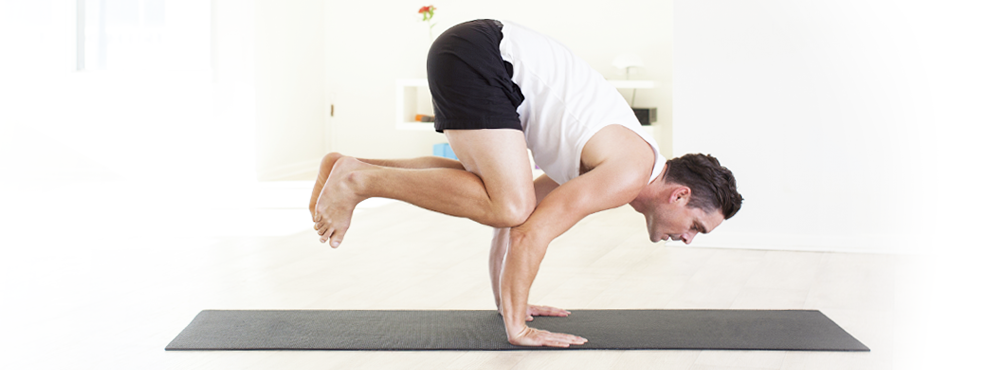 Man doing yoga